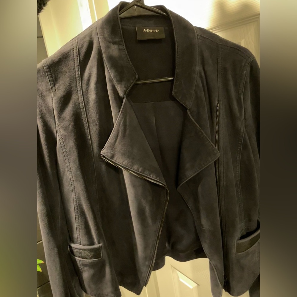 Akris suede jacket